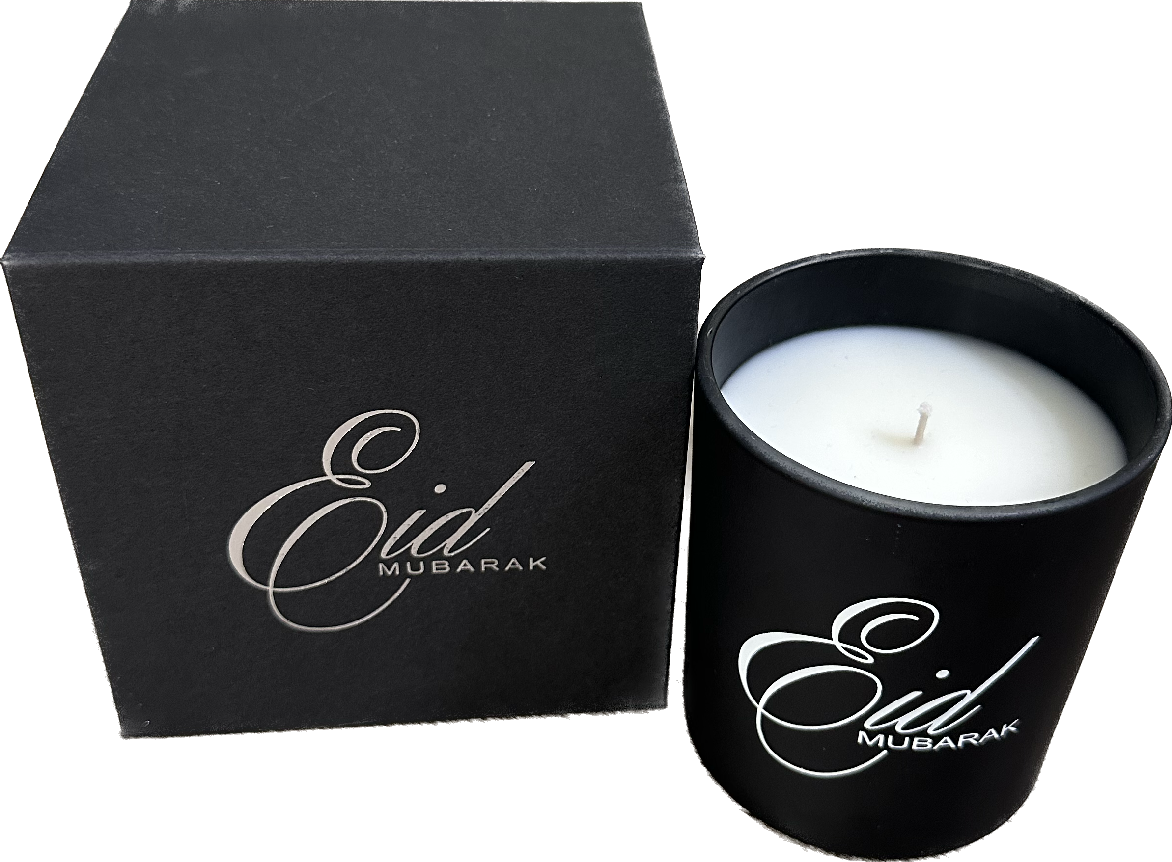 Special Eid Mubarak Soy Wax Candle with screen print
