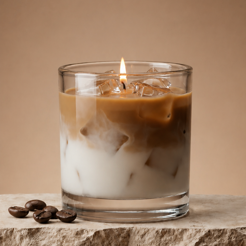 Coffee Break Soy Wax Scented Candle "Coffee and Vanilla" Fragrance