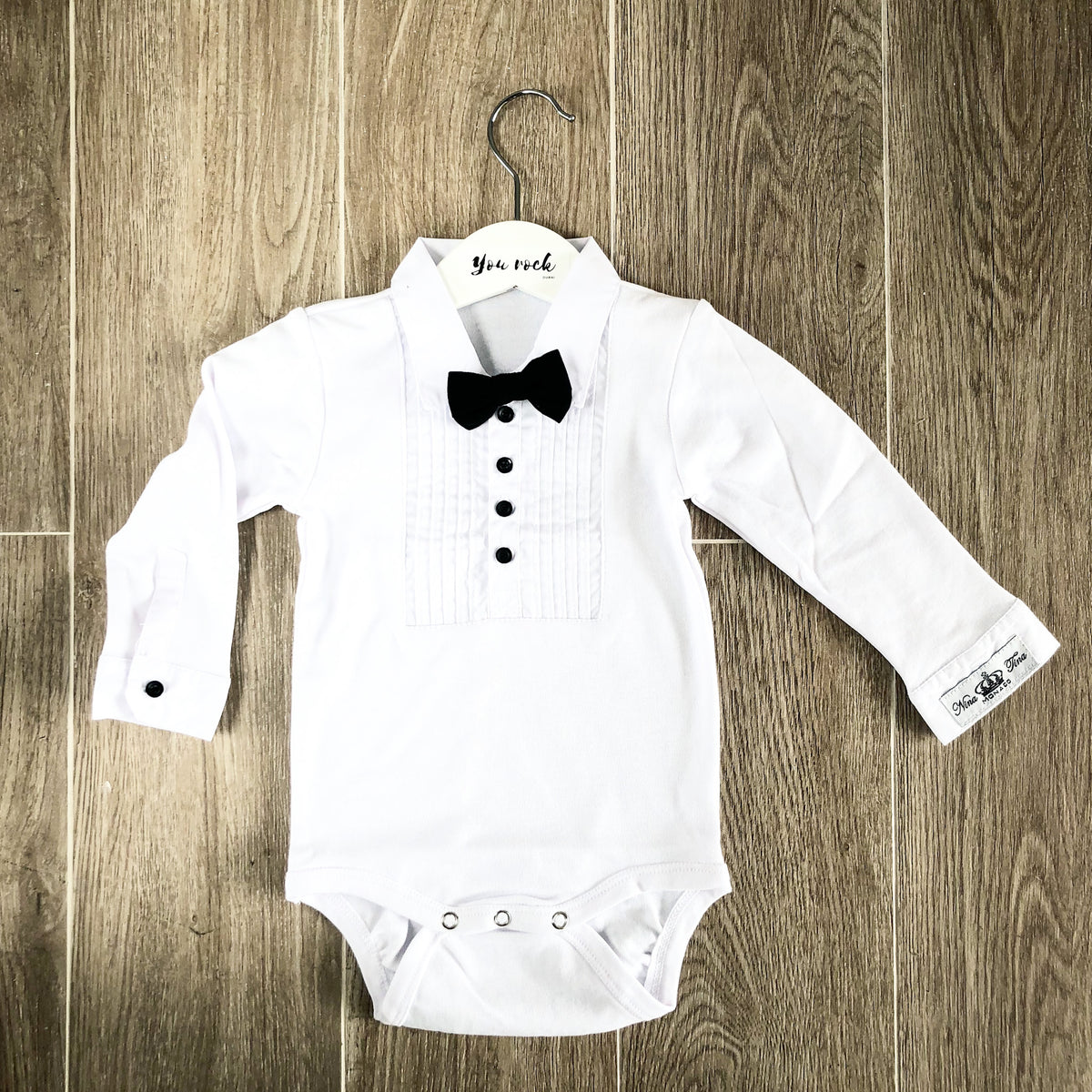 baby boy tuxedo romper
