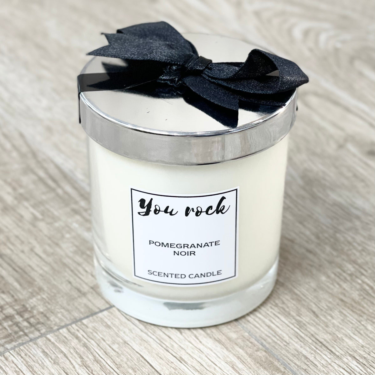Luxury Soy Wax Scented Candle - Pomegranate Noir Fragrance