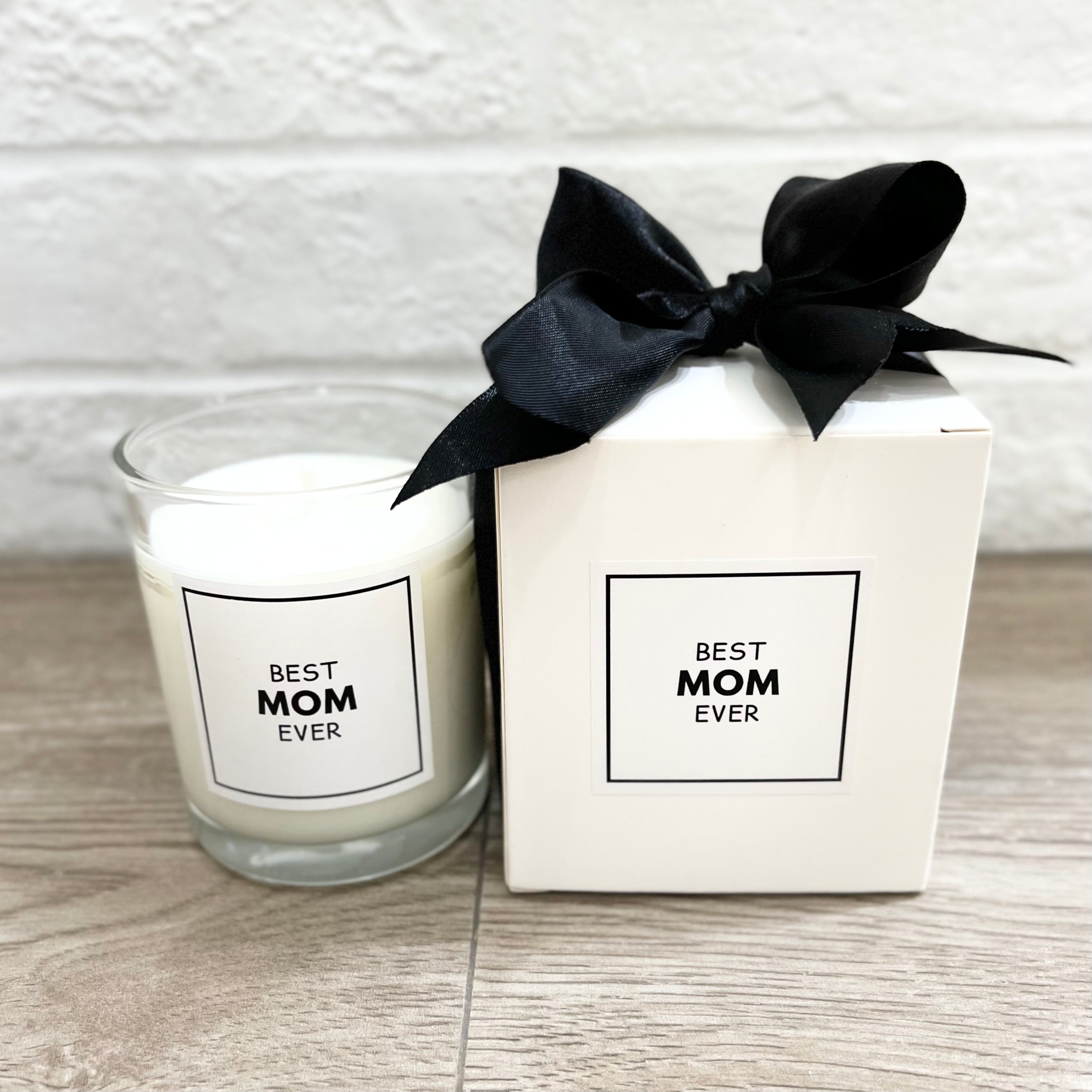 "Best Mom Ever" Gift For Mother Personalized Natural Soy Wax Scented Candle