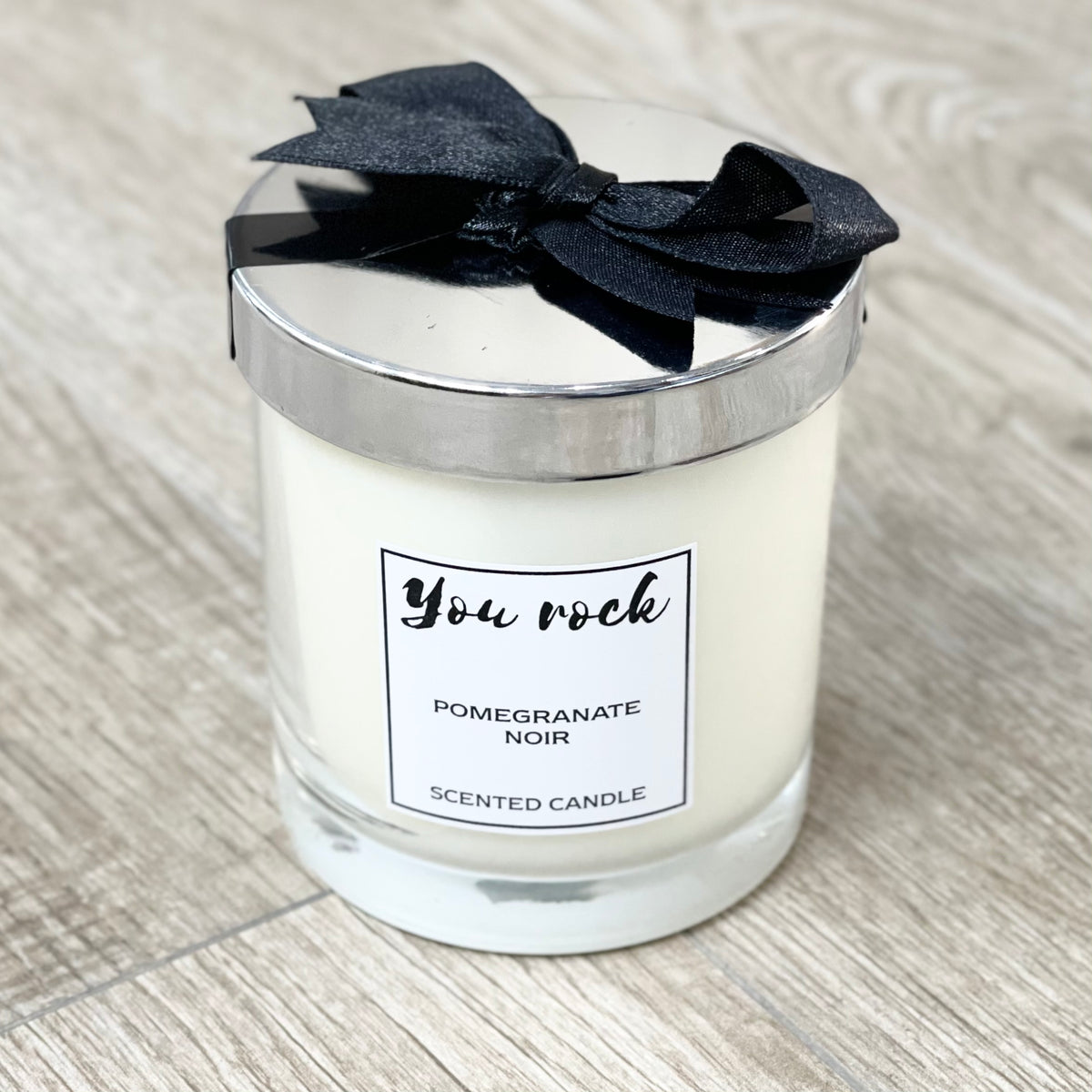 Natural Soy Wax Scented Candle - Pomegranate Noir Fragrance