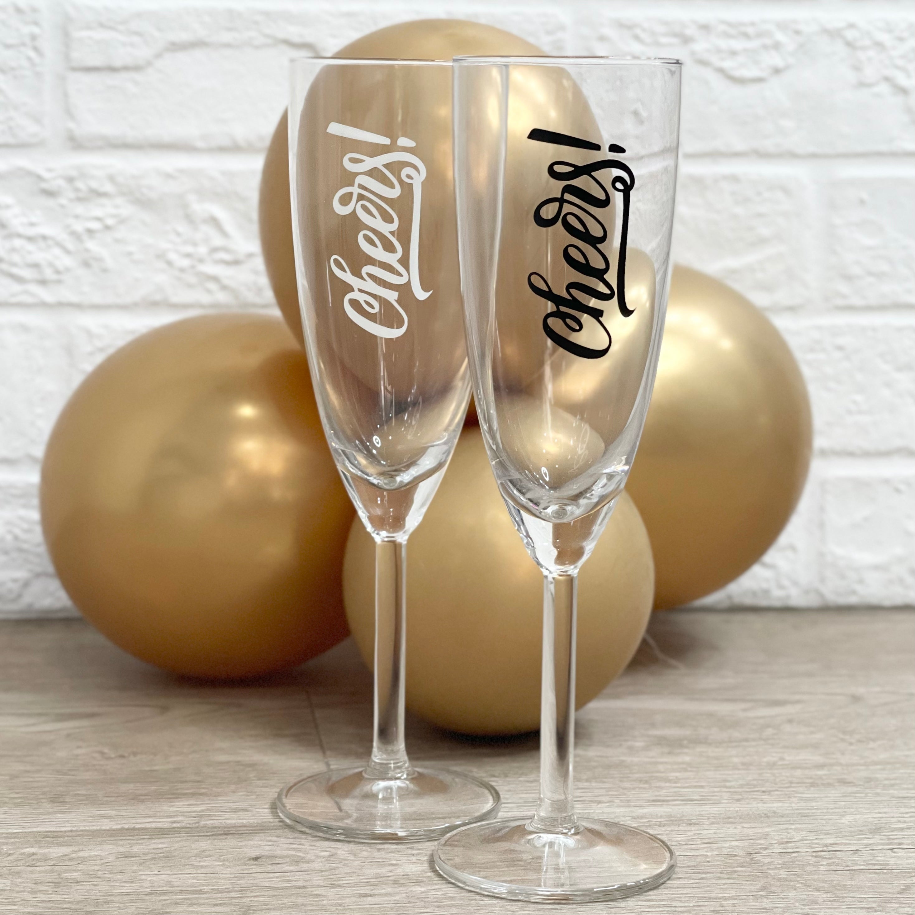 Champagne Cheers Glass Dubai