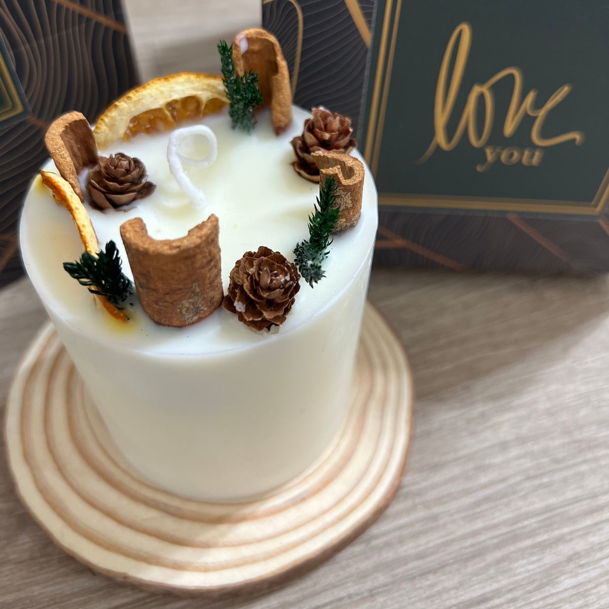 hand poured natural soy wax scented candle