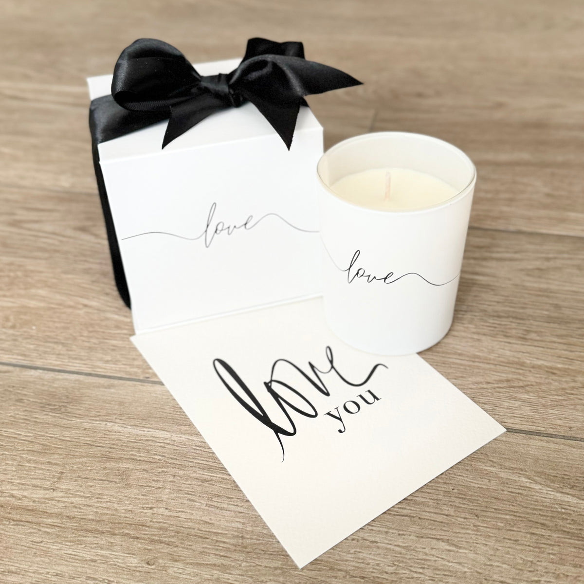 "Love You" Soy Wax Candle with Gift Box Dubai