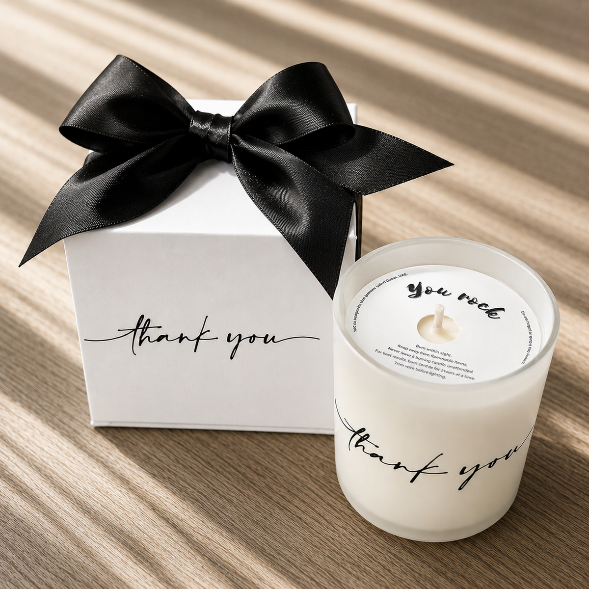 Thank You Candle