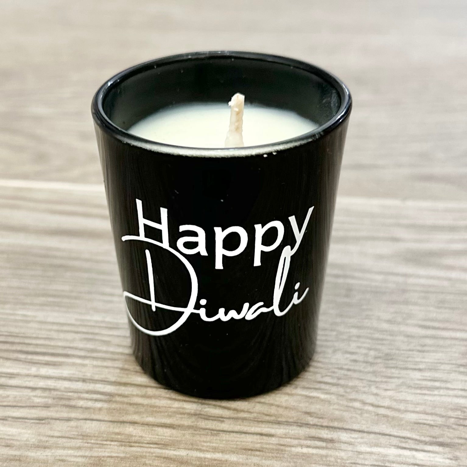 Screen print Mini "Happy Diwali" Soy Wax Candle