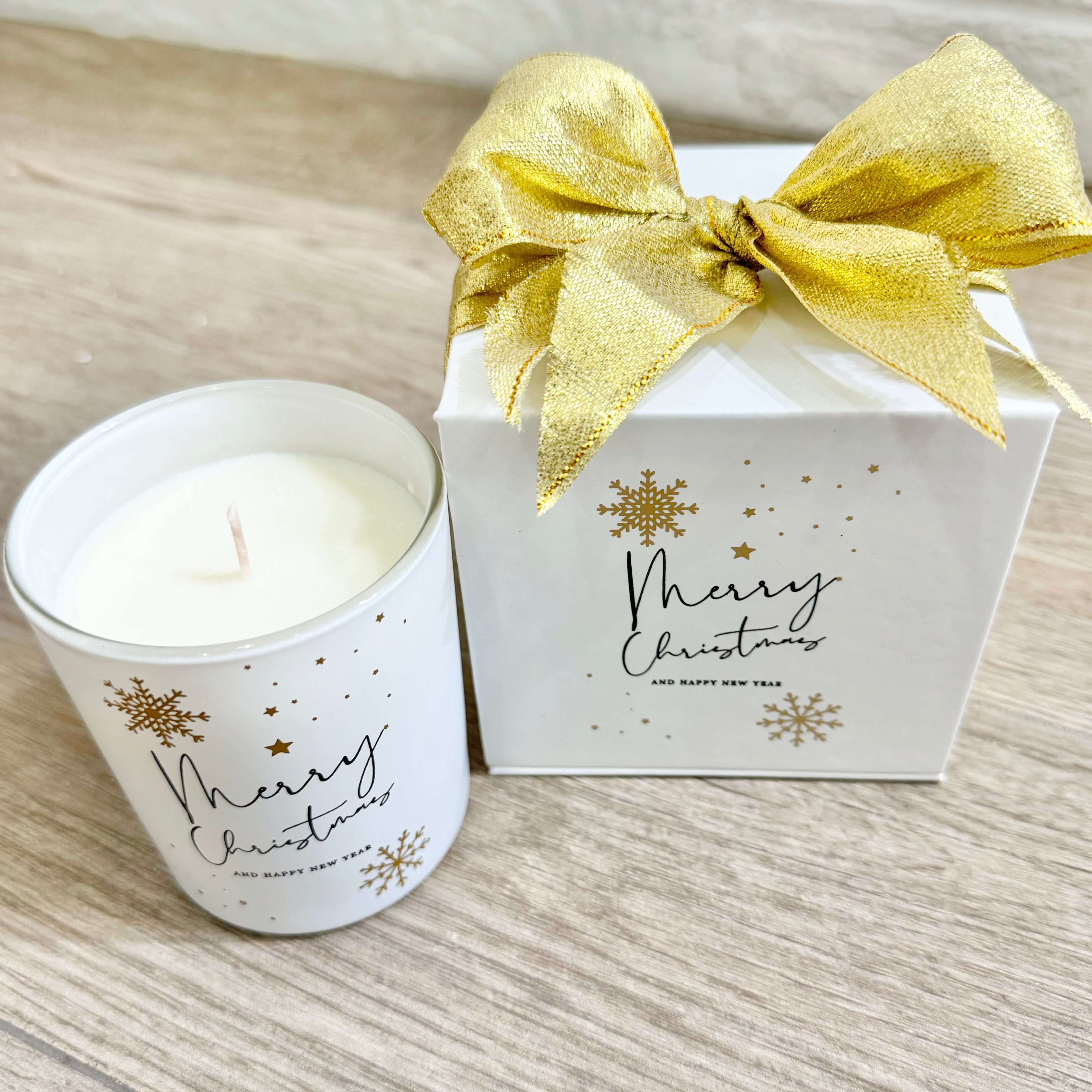 Vanilla Scented Soy Wax Christmas Candle Dubai