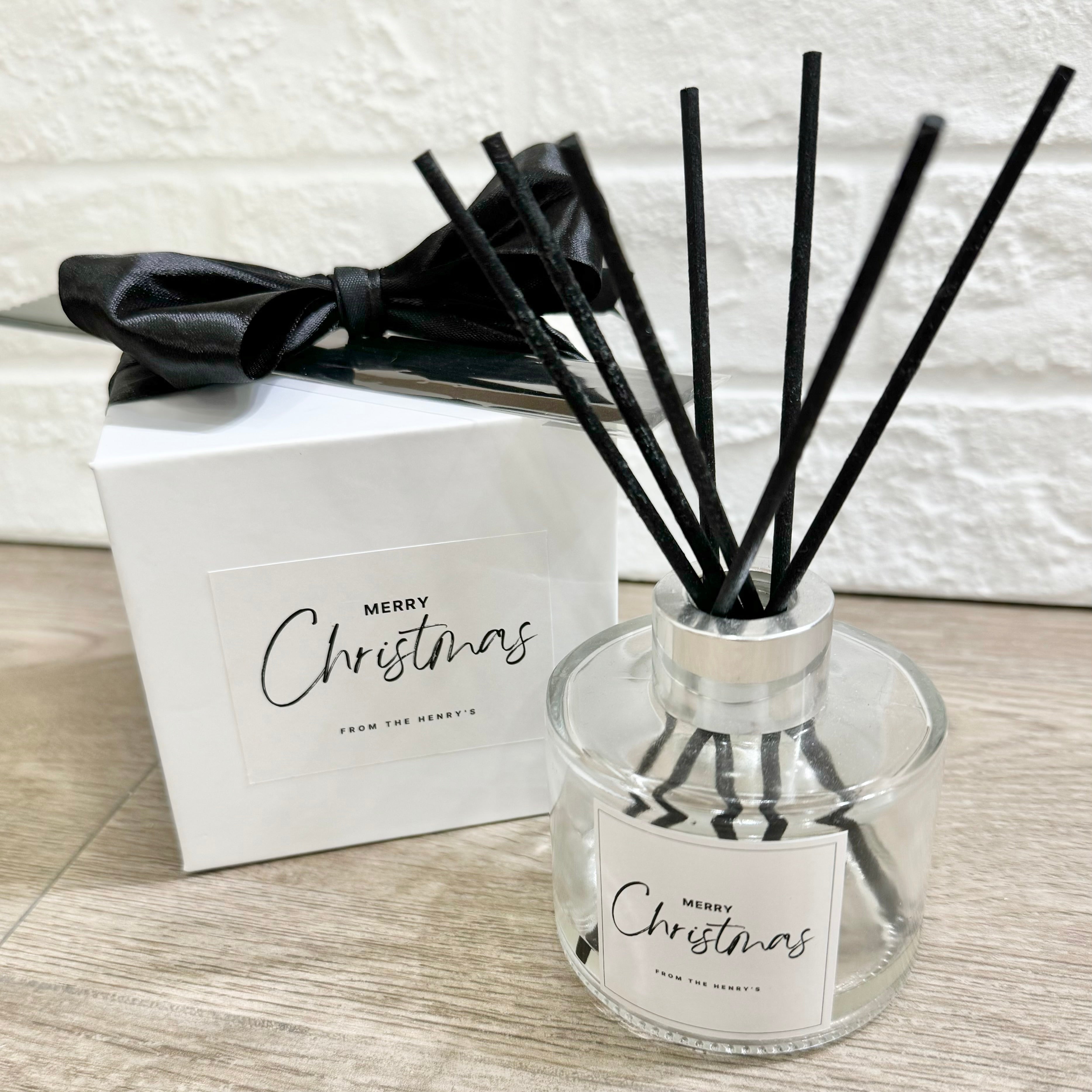personalized signature reed diffuser