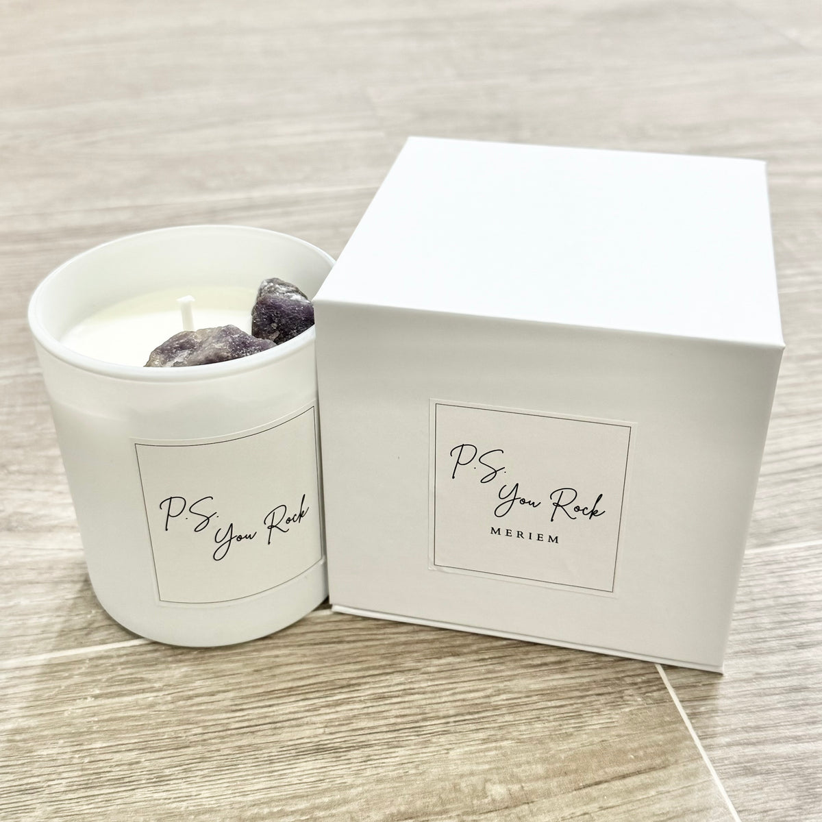 Personalized Crystal Candle Collection