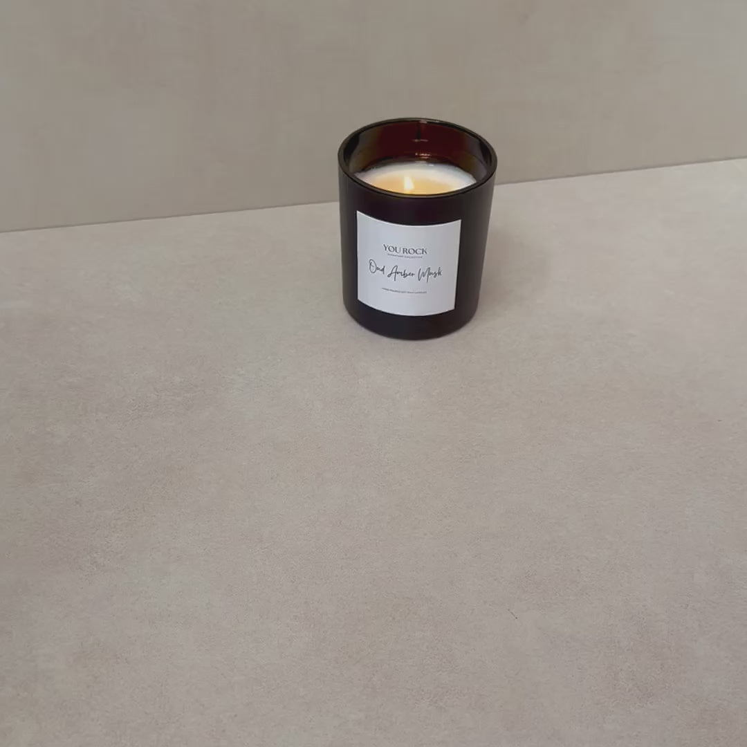 Excellent Personalized Gift For Corporates "In Your Own Words" Soy Wax Scented Candle - You Rock Dubai