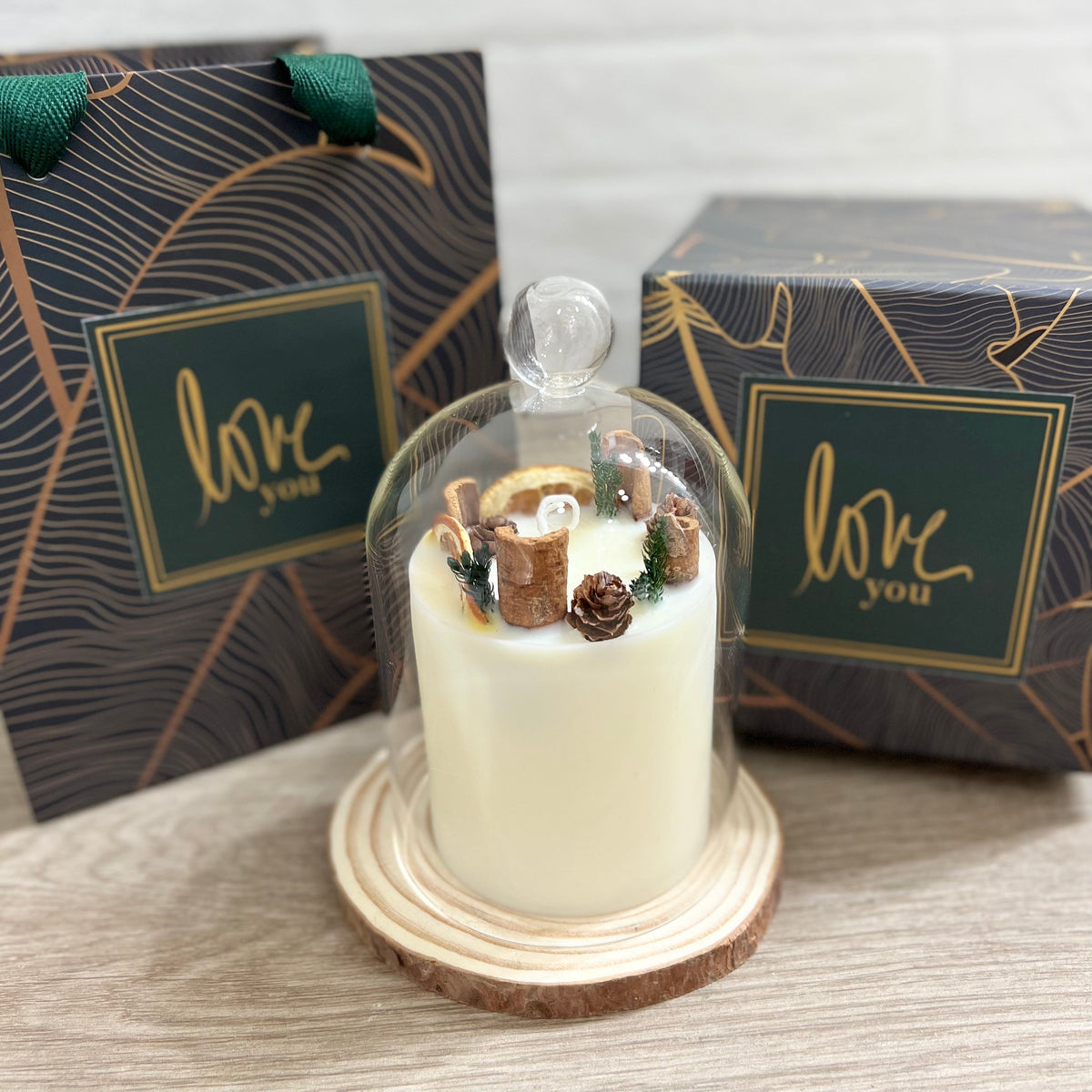 hand poured natural soy wax scented candle