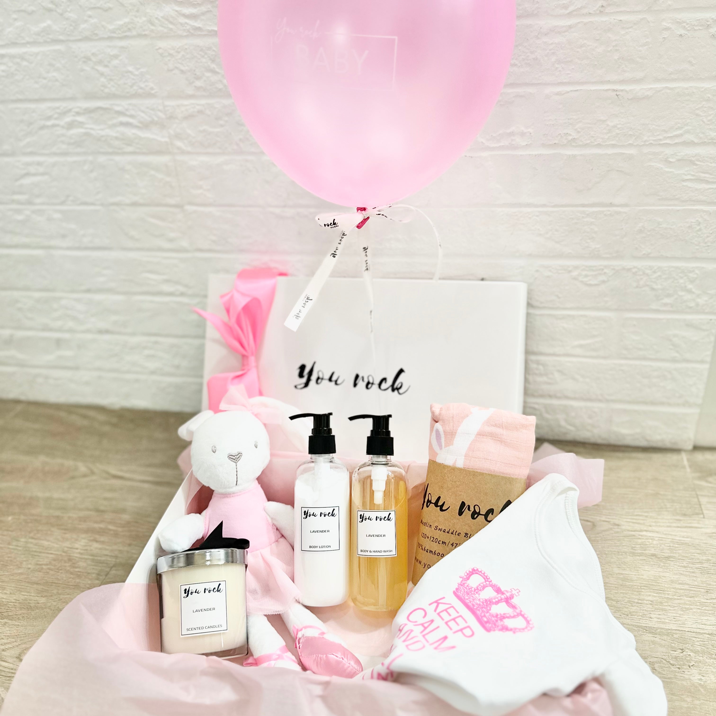 "Keep Calm" Mommy and Baby Girl Gift Box