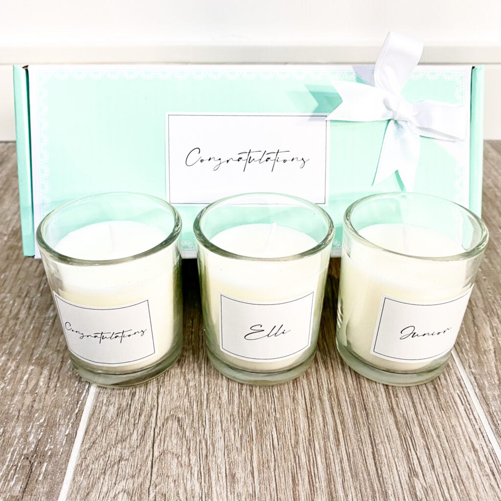 Natural Soy Wax Mini Scented Candle Gift Box