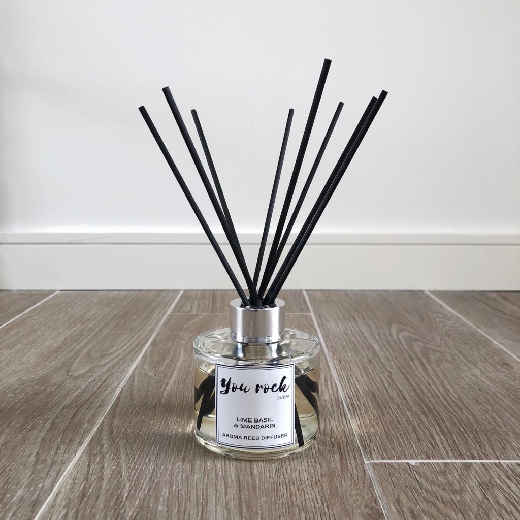 Reed Diffuser  - Lime Basil & Mandarin Fragrance - Size - 100ml