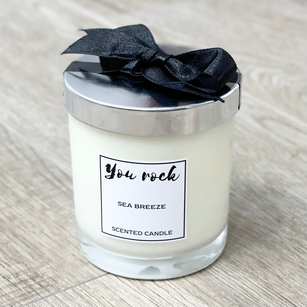 Natural Soy Wax Scented Candle -  Sea Breeze Fragrance 