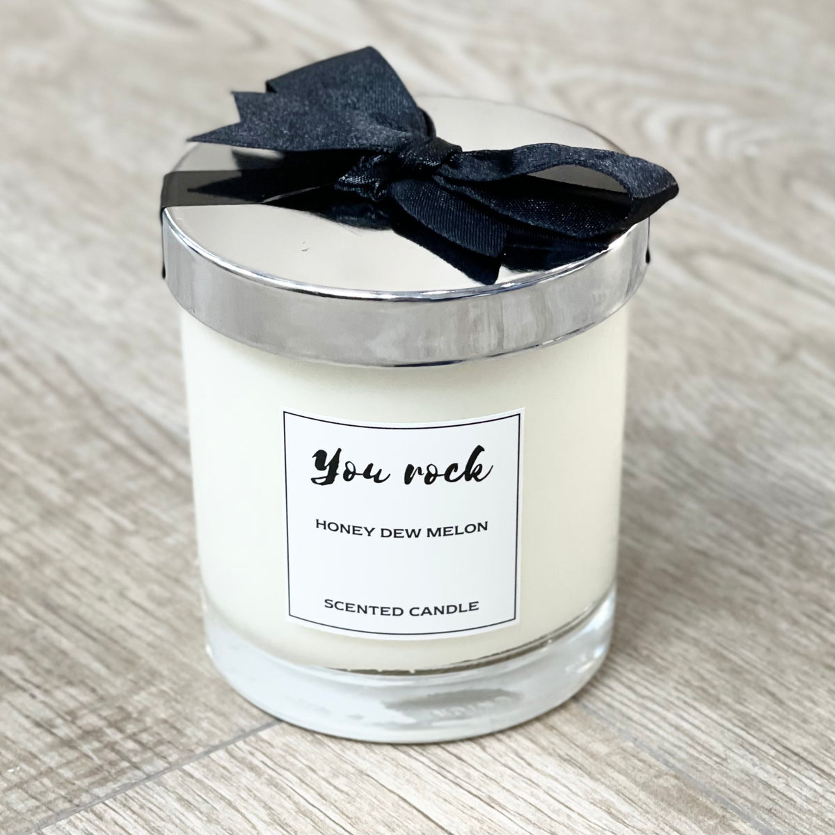 Natural Soy Wax Scented Candle -  Honey Dew Fragrance 