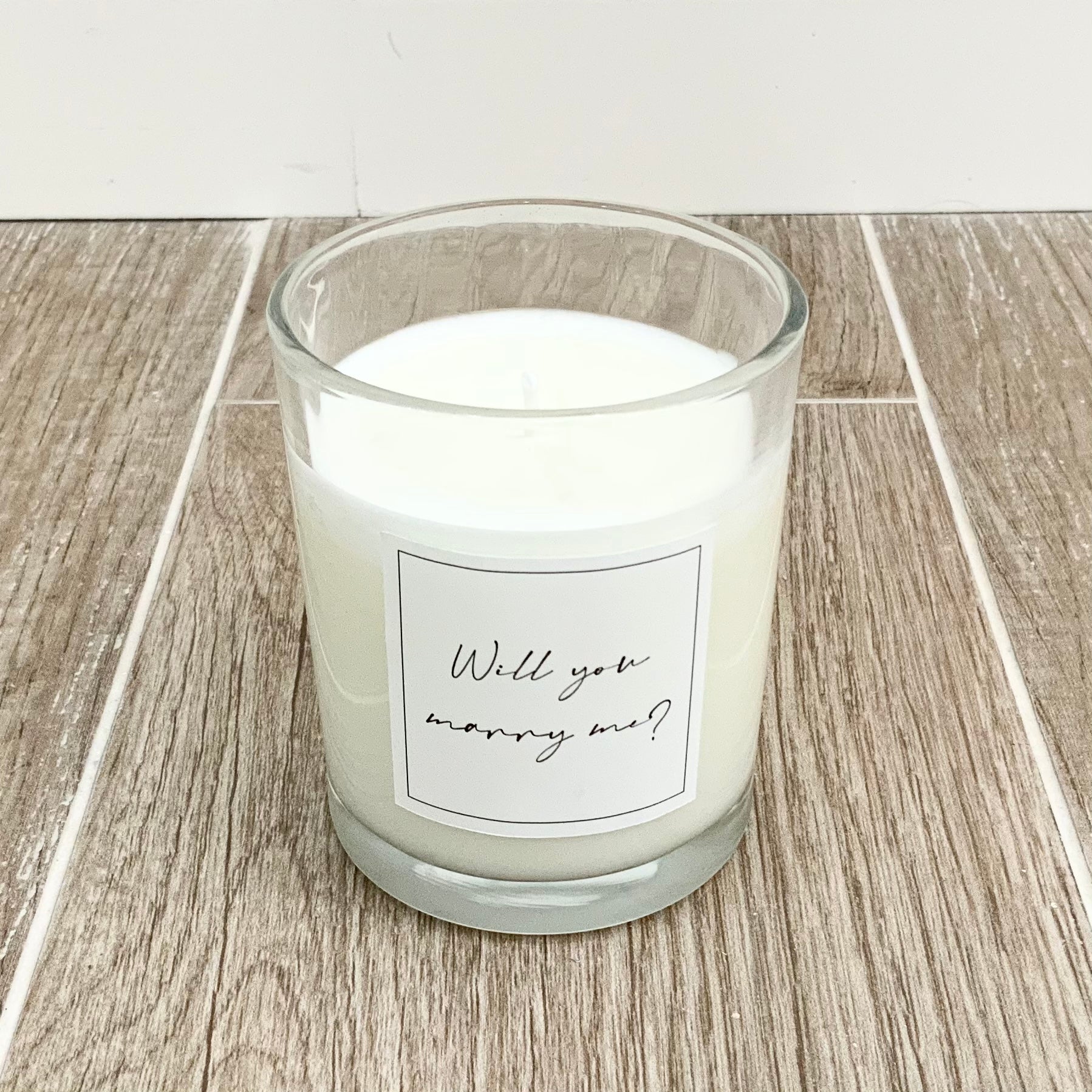 Personalized Soy Wax Scented Candle 