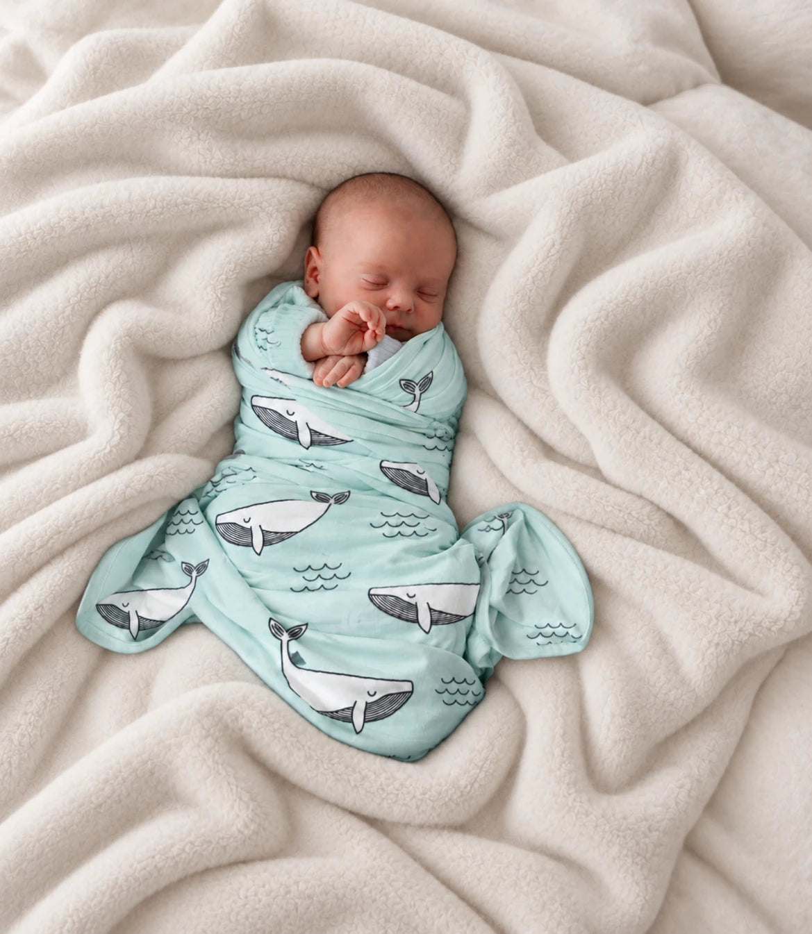 Organic Bamboo Cotton Swaddle alternate view